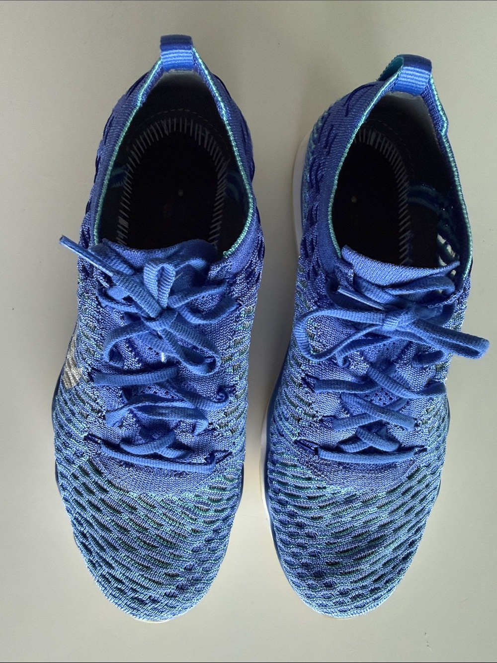 Nike Air Zoom Fearless Flyknit Blue Turquoise Women's Size 8.5 Training Sneaker